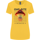 Funny Magic Mushrooms LSD Trippy Womens Wider Cut T-Shirt Yellow