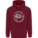 Funny Mechanic You Broke Something Childrens Kids Hoodie Maroon