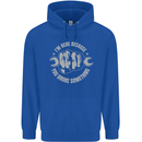Funny Mechanic You Broke Something Childrens Kids Hoodie Royal Blue