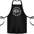 Funny Mechanic You Broke Something Cotton Apron 100% Organic Black