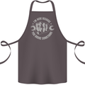 Funny Mechanic You Broke Something Cotton Apron 100% Organic Dark Grey