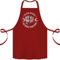 Funny Mechanic You Broke Something Cotton Apron 100% Organic Maroon