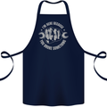 Funny Mechanic You Broke Something Cotton Apron 100% Organic Navy Blue