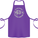 Funny Mechanic You Broke Something Cotton Apron 100% Organic Purple