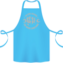 Funny Mechanic You Broke Something Cotton Apron 100% Organic Turquoise