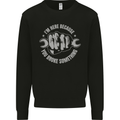 Funny Mechanic You Broke Something Kids Sweatshirt Jumper Black