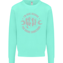 Funny Mechanic You Broke Something Kids Sweatshirt Jumper Peppermint