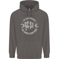 Funny Mechanic You Broke Something Mens 80% Cotton Hoodie Charcoal