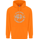 Funny Mechanic You Broke Something Mens 80% Cotton Hoodie Orange
