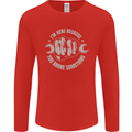 Funny Mechanic You Broke Something Mens Long Sleeve T-Shirt Red