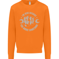 Funny Mechanic You Broke Something Mens Sweatshirt Jumper Orange