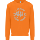 Funny Mechanic You Broke Something Mens Sweatshirt Jumper Orange