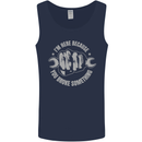 Funny Mechanic You Broke Something Mens Vest Tank Top Navy Blue