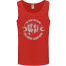 Funny Mechanic You Broke Something Mens Vest Tank Top Red