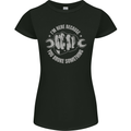 Funny Mechanic You Broke Something Womens Petite Cut T-Shirt Black