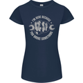 Funny Mechanic You Broke Something Womens Petite Cut T-Shirt Navy Blue