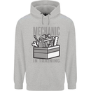Funny Mechanic in Training Childrens Kids Hoodie Sports Grey