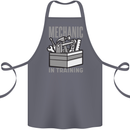 Funny Mechanic in Training Cotton Apron 100% Organic Steel
