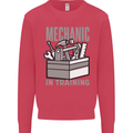 Funny Mechanic in Training Kids Sweatshirt Jumper Heliconia