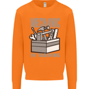Funny Mechanic in Training Mens Sweatshirt Jumper Orange