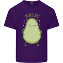 Funny Mother's Day Mamacado Avacado Mens Cotton T-Shirt Tee Top Purple