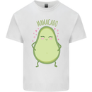 Funny Mother's Day Mamacado Avacado Mens Cotton T-Shirt Tee Top White