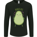 Funny Mother's Day Mamacado Avacado Mens Long Sleeve T-Shirt Black