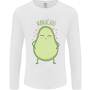 Funny Mother's Day Mamacado Avacado Mens Long Sleeve T-Shirt White