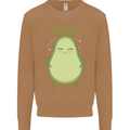 Funny Mother's Day Mamacado Avacado Mens Sweatshirt Jumper Caramel Latte