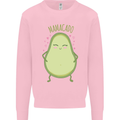 Funny Mother's Day Mamacado Avacado Mens Sweatshirt Jumper Light Pink
