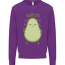 Funny Mother's Day Mamacado Avacado Mens Sweatshirt Jumper Purple