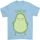 Funny Mother's Day Mamacado Avacado Mens T-Shirt Cotton Gildan Light Blue