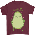 Funny Mother's Day Mamacado Avacado Mens T-Shirt Cotton Gildan Maroon