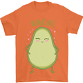 Funny Mother's Day Mamacado Avacado Mens T-Shirt Cotton Gildan Orange