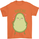 Funny Mother's Day Mamacado Avacado Mens T-Shirt Cotton Gildan Orange