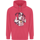 Funny Offensive Rude Cow Finger Flip Childrens Kids Hoodie Heliconia