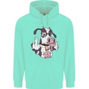 Funny Offensive Rude Cow Finger Flip Childrens Kids Hoodie Peppermint