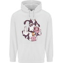 Funny Offensive Rude Cow Finger Flip Childrens Kids Hoodie White