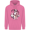 Funny Offensive Rude Cow Finger Flip Mens 80% Cotton Hoodie Azelea