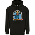 Funny Paddleboarder Jesus Paddleboarding Childrens Kids Hoodie Black