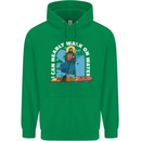 Funny Paddleboarder Jesus Paddleboarding Childrens Kids Hoodie Irish Green
