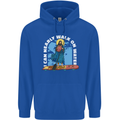 Funny Paddleboarder Jesus Paddleboarding Childrens Kids Hoodie Royal Blue