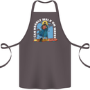 Funny Paddleboarder Jesus Paddleboarding Cotton Apron 100% Organic Dark Grey