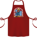 Funny Paddleboarder Jesus Paddleboarding Cotton Apron 100% Organic Maroon