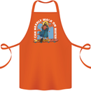 Funny Paddleboarder Jesus Paddleboarding Cotton Apron 100% Organic Orange