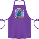 Funny Paddleboarder Jesus Paddleboarding Cotton Apron 100% Organic Purple