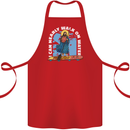 Funny Paddleboarder Jesus Paddleboarding Cotton Apron 100% Organic Red