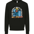 Funny Paddleboarder Jesus Paddleboarding Kids Sweatshirt Jumper Black