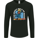 Funny Paddleboarder Jesus Paddleboarding Mens Long Sleeve T-Shirt Black