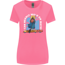Funny Paddleboarder Jesus Paddleboarding Womens Wider Cut T-Shirt Azalea